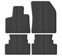 Gledring Satz Gummimatten kompatibel mit Opel Grandland X 2017-2024 (T Profil 4-teilig + Montage-clips)