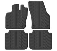 Gledring Satz Gummimatten kompatibel mit Skoda Kodiaq II (PS7) 2024- (T Profil 4-teilig + Montage-clips)