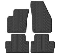 Gledring Satz Gummimatten kompatibel mit Volvo C30 2006-2013 (T Profil 4-teilig + Montage-clips)