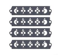Glewi Hochwertige Papier-Dichtung Vergaser 20 Stück Schwarz | 20er Sparpaket, hochdichtendes Spezialpapier, verhindert Kraftstofflecks, für Sägen und Mäher