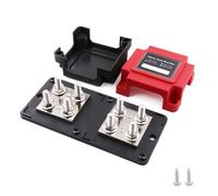 Gloaso Sammelschiene 12V-48V 400A Kupfer Busar Verteiler mit 8x M8 Klemmleisten - Heavy Duty Bus Bar 400 Amp DC Batterie Sammelschienen Stromschiene für Kfz Wohnmobil Solar LKW Boot Marine