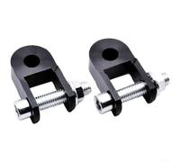 GLOBALHUT Motorrad Stoßdämpfer Riser aus Aluminium - Höhenverlängerung 3cm & 5cm für Heck Höherlegung, Shock Extender Tuning Kit für Dirt Bike für Quad für Enduro(B Black)