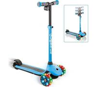 Globber Deutschland GmbH GLOBBER ONE K E-MOTION 4 PLUS hellblau, mit Leuchtrollen
