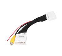 GLOGLOW Adapterkabel, Plug-and-Play-Videoeingangsanschluss für -Fabrikbildschirm, Limousinen, SUVs, Fahrer, Hinzufügen Einer Rückfahrkamera, Rückfahrkamera-Adapterkabel, ABS, 24-polig, Automotive