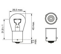 Bosch 1 987 302 213 Glühlampe, Blinkleuchte