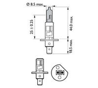Glühbirne H1 12258WVUB1 PHILIPS für OPEL BMW FORD ALFA ROMEO CITROËN FIAT SEAT