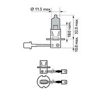 Glühbirne H3 12336WVUB1 PHILIPS für OPEL BMW ALFA ROMEO MERCEDES-BENZ FORD SEAT