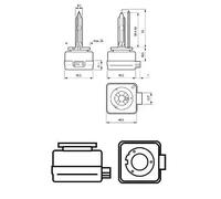 Philips Xenon WhiteVision gen2 85415WHV2S1 Xenon-Fahrzeugscheinwerferlampe