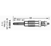 Glühkerze Metall- 4791 NGK für FIAT OPEL