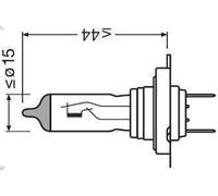 Glühlampe, Hauptscheinwerfe OSRAM 64210ALL für MG ZT 2 2002-2003