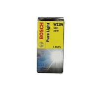 Glühlampe Sekundär BOSCH W21W Pure Light 12V, 21W, 1 Stück