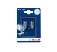 Glühlampe Sekundär BOSCH W3W Pure Light 12V/3W, 2 Stück