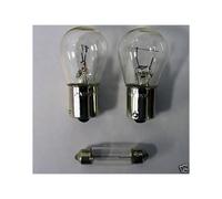 Glühlampen Set - 2 x BA 15 s 12V/21W und 1 Soffitte S8,5 12V/5W