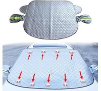 GLYGLY Frontscheibenabdeckung für Mazda CX-60 CX60 CX-50 CX50 CX-30 CX30 CX-5 CX5 CX-3 CX3, Frostschutz Auto Frontscheibe Winter Sonnenschutz Faltbar Gegen Sonne mit 9 Magneten,B/157 * 126CM