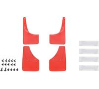 GMDUHK Vorne und Hinten Kotflügel mit Logo für Suzuki Jimny JB64 JB74 2019-2024, 4PCS Auto Schmutzfänger Schutz Tuning Zubehör Set (Rot)