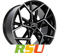 Alufelge GMP ITALIA ITALIA CARTESIO Einteilig Black Diamond 7.00 x 17 ET 38.00 4x100.00