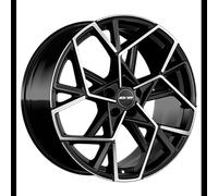 GMP Cartesio black diamond 7x17" ET29 LK5 114.3 ML 73.1 Alufelgen 17 Zoll