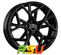 GMP Cartesio Glossy Black Alufelge 17 Zoll ET40 5x114,3 ML73,1