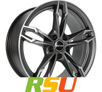 GMP Dea, 8.5x19 5/120 ET50, mattanthrazit front poliert