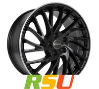 GMP Enigma matt black diamond lip 8.5x19" ET35 LK5 112 ML 66.6 Alufelgen 19 Zoll