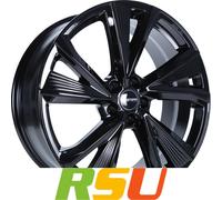 GMP Evento black glossy 7.5x18" ET46 LK5 100 ML 57.1 Alufelgen 18 Zoll