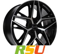 GMP Lunica black diamond 7.5x18" ET45 LK5 108 ML 73.1 Alufelgen 18 Zoll