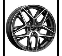 GMP Lunica Black Diamond Alufelge 19 Zoll ET35 5x114,3 ML64,1
