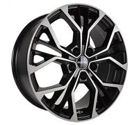 GMP Alufelge Matisse 7x17 ET40 5x108 73,1 Black Diamond