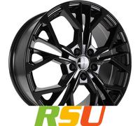 GMP Matisse black glossy 7.5x18" ET45 LK5 108 ML 63.4 Alufelgen 18 Zoll