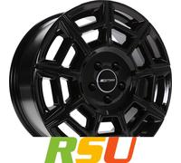 GMP GMP Pervan black glossy 7.5x18 ET55 - LK5/130 ML89.1 Alufelge schwarz