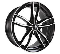 GMP Swan black diamond 7.5x17" ET38 LK5 108 ML 63.4 Alufelgen 17 Zoll