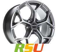 GMP Ultrivity anthracite matt diamond 9x21" ET30 LK5 112 ML 66.5 Alufelgen 21...