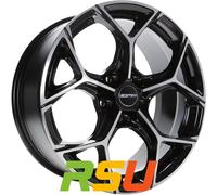 GMP Ultrivity black diamond 11.5x23" ET17 LK5 130 ML 71.6 Alufelgen 23 Zoll