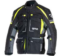 gms Everest 3in1 Tourjacke schwarz / anthrazit / gelb Herren 5XL