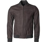 GMS Castillo Motorrad Lederjacke, braun, Größe 4XL für Männer