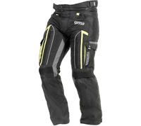 GMS Everest Motorrad Textilhose, schwarz/gelb, Größe 3XL