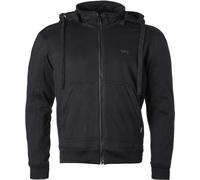 GMS Grizzly Motorrad Hoodie, schwarz, Größe 5XL für Männer