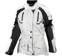 GMS Taylor Damen Motorrad Textiljacke, schwarz-beige, Größe 3XL
