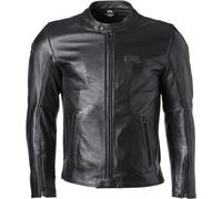 GMS The Roland Stones Motorrad Lederjacke, schwarz, Größe 9XL für Männer