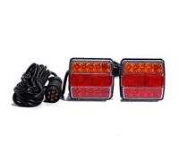 GMSLuu LED-Rücklicht Anhänger Licht für den Straßenverkehr genehmigt Anhänger Beleuchtung Kit Hintergrundbeleuchtung Stecker 7-polige Beleuchtung Rücklicht Rücklicht