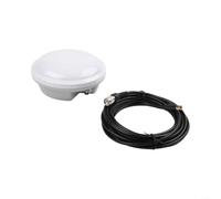 GNSS Messantenne AG35 für GPS L1/L2/L5, für galileo, GLONASS, Beidou, IP67 wasserdicht, 5/8-11 Gewinde, SMA/TNC Anschluss für Landwirtschaft und Vermessung, weiß(antenna +TNC-SMA)