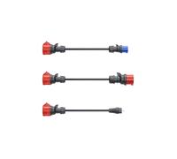 go-e Gemini flex 22 kW adapter set CEE red 16 A CEE blue 16 A EU plug