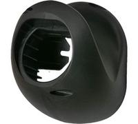 go-e Typ 2 Kabelhalter, Wandhalterung schwarz, mit Steckergarage
