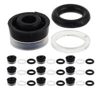 Gogogmee 40 Stück Hydraulikdichtungssatz für Wagenheber O Ring Ersatzteile aus Gummi für 3 Tonnen Hydraulische Wagenheber Öl Dichtung Kit für Horizontale Fahrzeugheber