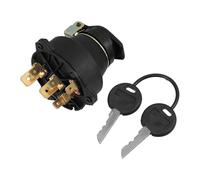 Gogogmee Zündschloss mit Schlüssel für Traktor Zuverlässiger Motorstart Stabile Zündung Robustes Zündschloss für Rasenmäher und Traktoren Sicheres