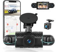 GOHHDL 4 Kanal Dashcam Auto 360 Grad WiFi, 3 Zoll 1080P HD Bildschirm Dasch-Cam mit Nachtsicht, G-Sensor, Loop-Aufnahme, Bewegungserkennung, Belichtungskorrektur