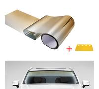 Gold Sonnenblende Sichtschutzfolie Autofolie UV Blocker Auto Frontscheibe.