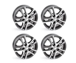 GOLDSCHMITT Alufelge GSM8 6x16 Tragfähigkeit 1350 kg Anthracite Polished Glossy 4er-Set