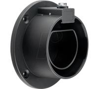 goobay 61141 Wandhalterung Typ 2 Ladekabel für Elektroautos/EV Kabelhalterung für Wandmontage