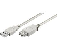 GOOBAY 68715 - USB 2.0 Hi-Speed Verlängerungskabel 1,8 m grau GOOBAY